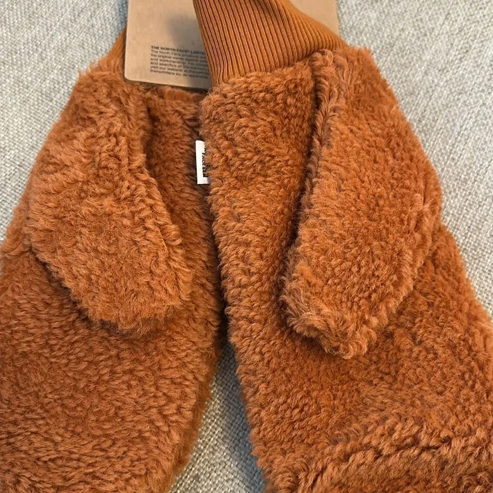 NWT The North Face Women's Ridge Fluffy Sherpa Fleece Mittens